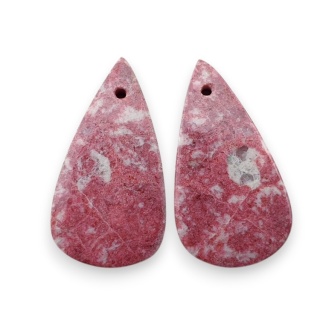 Thulit para kaboszonów z dziurką 23x12 mm nr R737