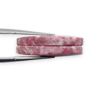 Thulit para kaboszonów z dziurką 23x12 mm nr R737