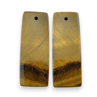 Tygrysie oko para kaboszonów z dziurką 28x11 mm nr R170