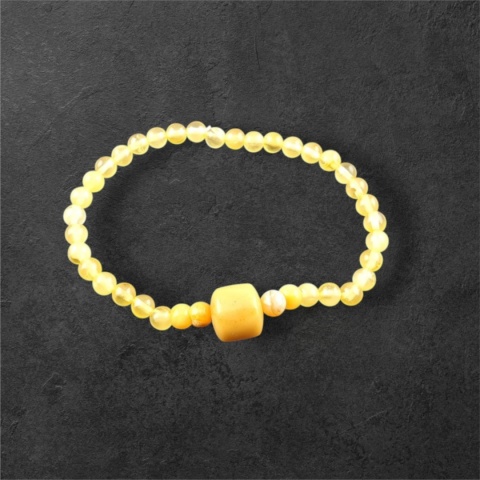 Bursztyn bałtycki bransoletka 16,5 cm nr 16