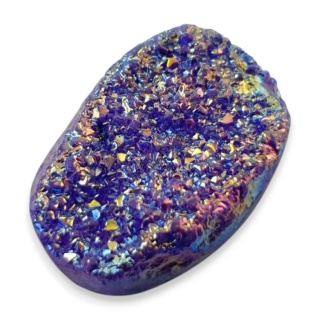 Kwarc tytanowy kaboszon 25x18 mm nr 97