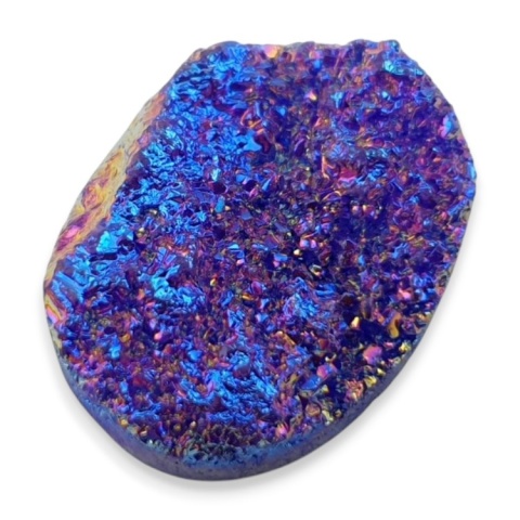 Kwarc tytanowy kaboszon 26x20 mm nr 93