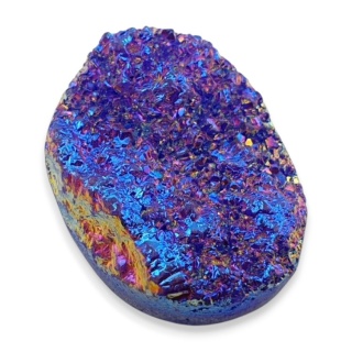 Kwarc tytanowy kaboszon 26x20 mm nr 93