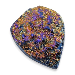 Kwarc tytanowy kaboszon 27x22 mm nr 105