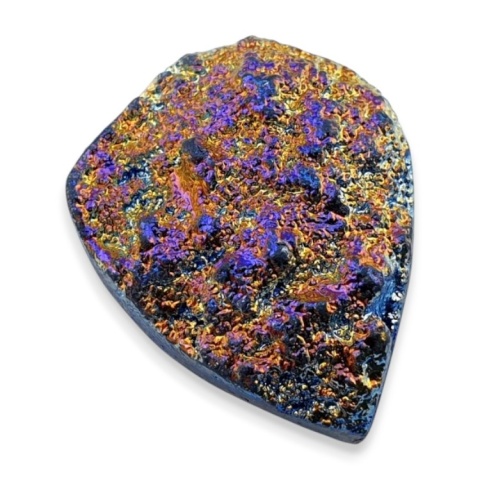 Kwarc tytanowy kaboszon 27x22 mm nr 105