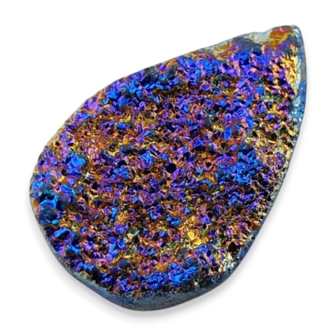 Kwarc tytanowy kaboszon 28x18 mm nr 113