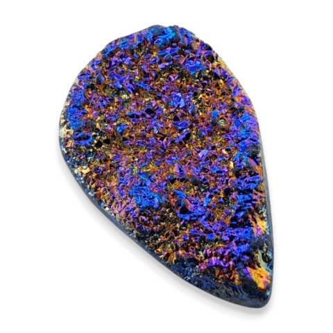 Kwarc tytanowy kaboszon 28x18 mm nr 113