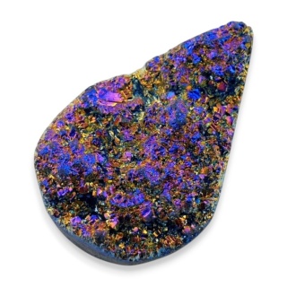 Kwarc tytanowy kaboszon 29x19 mm nr 112