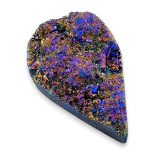 Kwarc tytanowy kaboszon 29x19 mm nr 112