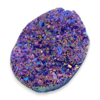 Kwarc tytanowy kaboszon 29x22 mm nr 95