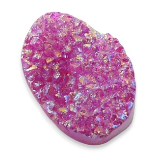 Kwarc tytanowy kaboszon 30x20 mm nr 68