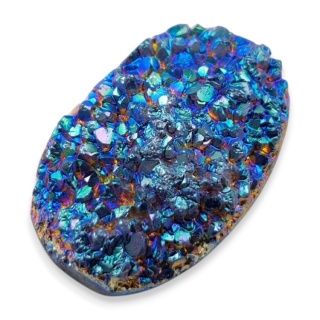 Titanium quartz cabochon 31x21 mm no 111