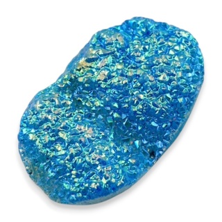 Titanium quartz cabochon 33x20 mm no 82