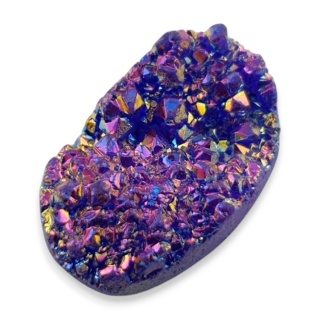 Titanium quartz cabochon 33x21 mm no 96