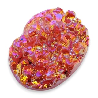 Titanium quartz cabochon 33x24 mm no 72