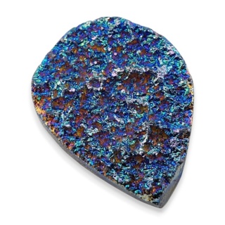 Titanium quartz cabochon 33x26 mm no 104
