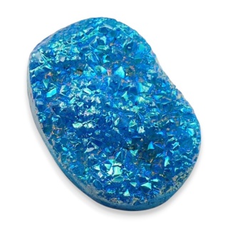 Titanium quartz cabochon 35x25 mm no 83