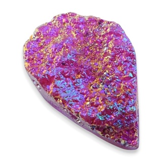 Titanium quartz cabochon 36x24 mm no 63