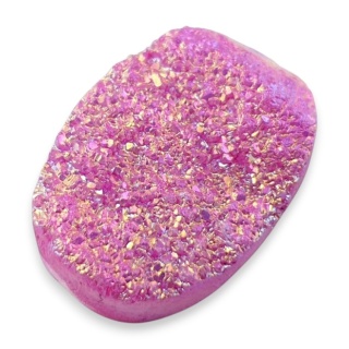 Titanium quartz cabochon 36x25 mm no 60