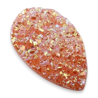 Titanium quartz cabochon 37x23 mm no 73