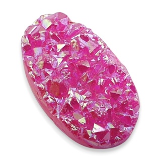 Titanium quartz cabochon 39x23 mm no 67