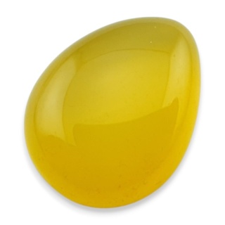 Yellow onyx cabochon 22x17 mm no 39