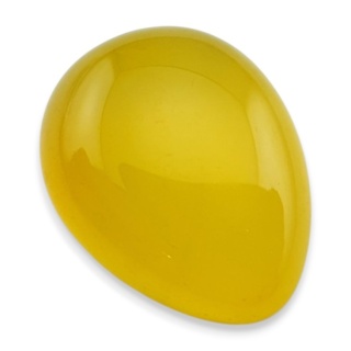 Yellow onyx cabochon 22x17 mm no 39