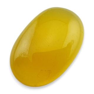 Yellow onyx cabochon 24x16 mm no 34