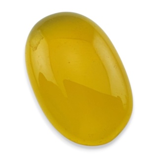 Yellow onyx cabochon 24x16 mm no 34