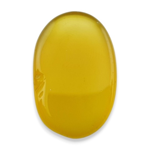 Yellow onyx cabochon 24x16 mm no 34