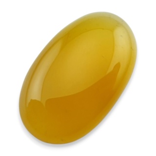 Yellow onyx cabochon 27x17 mm no 35