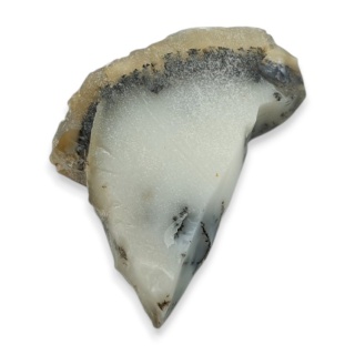 Agat dendrytowy cięty surowy 22x14 mm nr 102