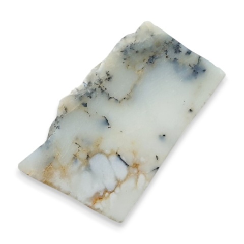 Dentritic agate cut raw 26x16 mm no 45