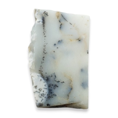 Dentritic agate cut raw 26x16 mm no 45
