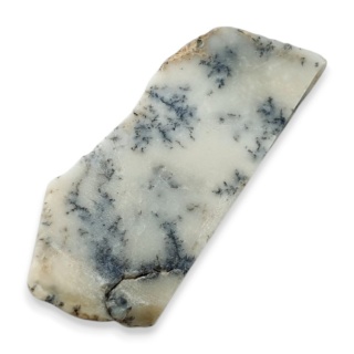 Agat dendrytowy cięty surowy 32x14 mm nr 33