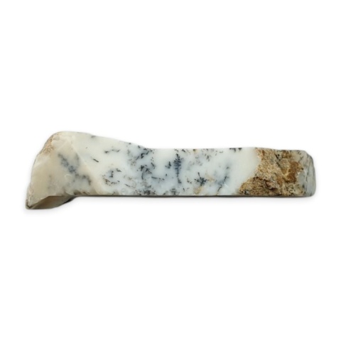 Agat dendrytowy cięty surowy 32x14 mm nr 33