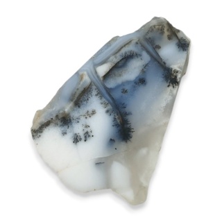 Agat dendrytowy cięty surowy 32x23 mm nr 31