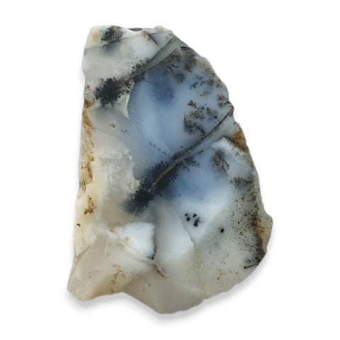 Agat dendrytowy cięty surowy 32x23 mm nr 31