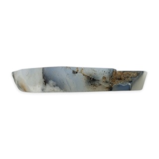 Agat dendrytowy cięty surowy 38x26 mm nr 19