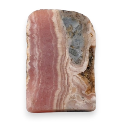 Rodochrozyt cięty surowy 24x16 mm nr 115