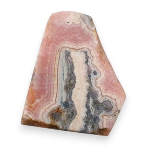 Rodochrozyt cięty surowy 29x23 mm nr 162