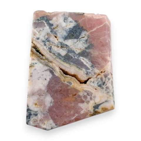 Rodochrozyt cięty surowy 31x22 mm nr 183