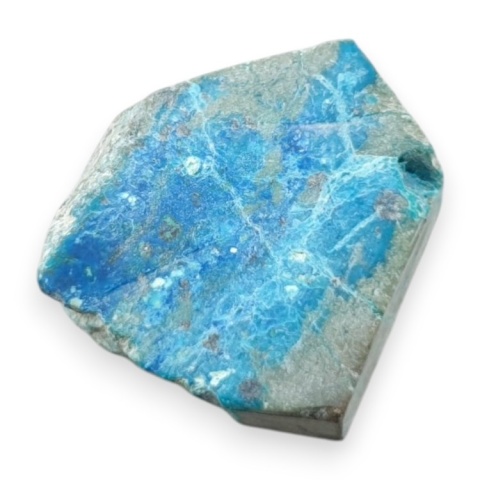 Chryzokola z azurytem cięta surowa 20x18 mm nr 158