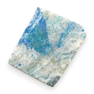 Chryzokola z azurytem cięta surowa 22x18 mm nr 124