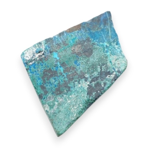 Chryzokola z azurytem cięta surowa 22x19 mm nr 112