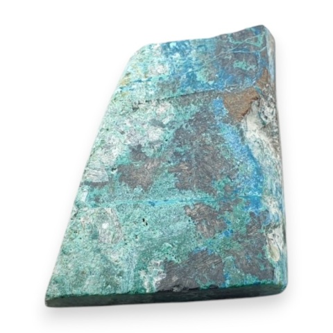 Chryzokola z azurytem cięta surowa 22x19 mm nr 112