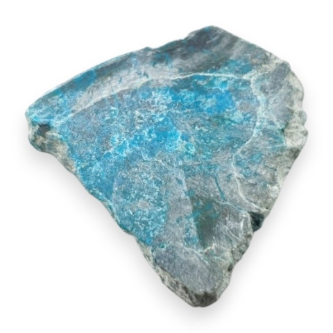 Chrysocolla with azurite cut raw 27x25 mm no 127
