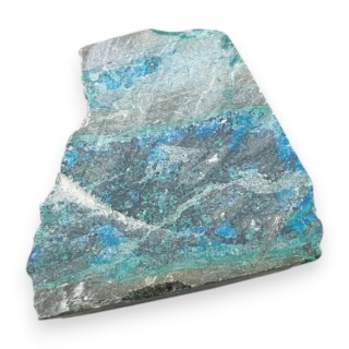 Chryzokola z azurytem cięta surowa 27x25 mm nr 173