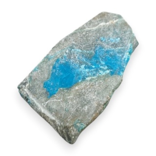 Chryzokola z azurytem cięta surowa 31x19 mm nr 140