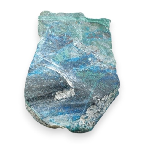 Chryzokola z azurytem cięta surowa 31x24 mm nr 118